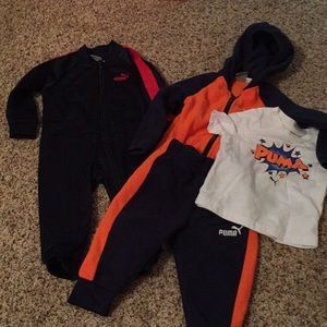 Puma boys 12 months 2 outfits